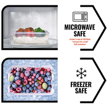 Load image into Gallery viewer, 50-Piece Plastic Food Storage Containers with Lids (24 Containers &amp; 24 Lids) - Leakproof, BPA-Free, Meal Prep Containers, Reusable Lunch Storage Set for Kitchen Organization (Pack of 50)