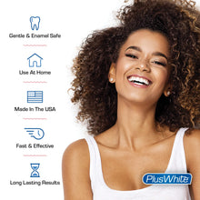 Load image into Gallery viewer, Plus White Premier Whitening System - 5 Minute Speed Whitening Gel, Comfort Fit Mouth Tray &amp; StainGuard Post - Dentist Approved &amp; Professional Grade (2 oz Tube, Mouth Tray and 4 oz Post Rinse)