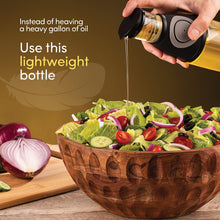 Load image into Gallery viewer, Olive Oil Dispenser Bottle with Pump - Oil Dispenser for Kitchen, Glass Oil and Vinegar Dispenser Set, Measured Cruet for Cooking - Ideal Oil Bottles for Kitchen Gadgets &amp; Gifts, 2 Pack