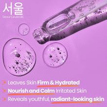 Load image into Gallery viewer, SeoulCeuticals Organic Polyglutamic Acid Serum - Korean Skin Care + Hyaluronic Acid + Centella Asiatica - K Beauty Anti Aging - Healthy Glowing Skin 1oz