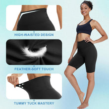 Load image into Gallery viewer, TNNZEET Biker Shorts Women - 8"/5"/3" High Waisted Tummy Control Workout Gym Spandex Booty Yoga Volleyball Shorts