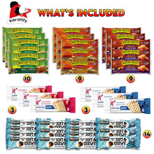 Load image into Gallery viewer, Veratify - Healthy Mixed Snack Box &amp; Snacks Gift Variety Basket - Perfect for Men, Women, Adults, Office, School, College, Work - Variety Assortment Gift Basket - (Gift Care Package 66 Count)