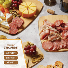 Load image into Gallery viewer, Bread Knife for Homemade Bread + Bamboo Cutting Board Set Bundle