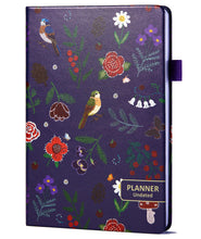 Load image into Gallery viewer, Comkiso Undated Weekly and Monthly Planner with Adhesive Tabs, A5 Dateless Academic Planner for Women &amp; Men Daily Planning, Hardcover Leather All In One Planner for Home School Work Organizer (Boho)