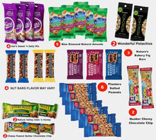 Load image into Gallery viewer, Ultimate Healthy Care Package (30 Count) - Bars &amp; Nuts Variety- Gift Box Bundle Present - Kids, Adults, Boys, Girls, College Student,