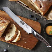Load image into Gallery viewer, Bread Knife 10 inch, Japanese High Carbon Stainless Steel Serrated Bread Knives, Professional Bread Cutting Knife for Homemade Bread