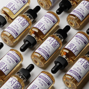 SeoulCeuticals Rice Bran Oil for Skin - Korean Skin Care Facial Glow Oil With Squalane & Vitamin E - Cruelty Free K Beauty Skincare for Glass Skin 1oz