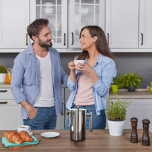 Load image into Gallery viewer, Mixpresso Stainless Steel French Press Coffee Maker 27 Oz 800 ml, Double Wall Insulated French Press Stainless Steel &amp; Tea Brewer Easy Clean &amp; Easy Press Strong Quality Metal Coffee Press.