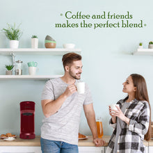 Load image into Gallery viewer, Mixpresso 2 in 1 Coffee Brewer, Single Serve &amp; Personal Coffee Maker, Compact Size Mini, Quick Brew Technology, 14oz Red