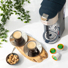 Load image into Gallery viewer, Mixpresso Single Serve Coffee Brewer K-Cup Pods Compatible &amp; Ground Coffee, 30 oz Compact Coffee Maker Single Serve With 5 Brew Sizes Up To 14 Oz, Fits Travel Mug, Adjustable Drip Tray, Black