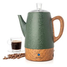 Load image into Gallery viewer, Mixpresso Small Percolator Coffee Pot Electric 4 Cup, Stainless Steel Coffee Maker, Coffee Percolator Electric With Keep Warm Function, 4 Cups Stainless Steel Perculator With Basket