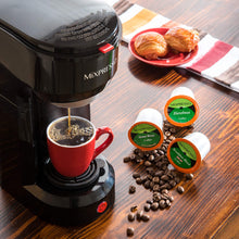 Load image into Gallery viewer, Mixpresso 2 in 1 Coffee Brewer, Single Serve &amp; Personal Coffee Maker, Compact Size Mini, Quick Brew Technology, 14oz Red