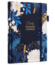 Load image into Gallery viewer, Comkiso Reading Journal for Book Lovers - 75 Book Journal Reading Log for Book Tracking, A5 Linen Book Review Journal with TBR Tracker List, Ratings, Challenges, Prompts, and Index - Peony
