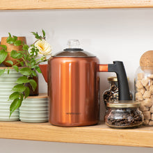 Load image into Gallery viewer, Mixpresso Stainless Steel Stovetop Coffee Percolator, 52 oz Classic Percolator Coffee Pot, Excellent As Camping Pot, 12 Cup Stainless Steel Camping Coffee Makers, Cool-Touch Handle.