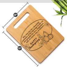 Load image into Gallery viewer, Housewarming Gifts for New Home - Bamboo Cutting Board with Engraved Message - New Home Essentials for Homeowners, Couples, Friends, or Family - Decorative Kitchen Gift Board, 12&quot; x 8&quot;