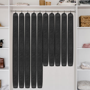 4 Pack 61'' Garment Bags for Hanging Clothes Storage, Travel, Clear Dress Bags for Gowns Long, Suit Bags for Closet Storage, Grey
