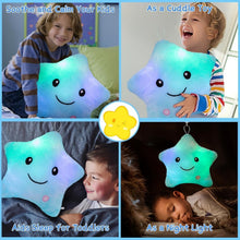 Load image into Gallery viewer, Monebena Sensory Toys for Kids with Autism,14" Twinkle Star Plush Pill