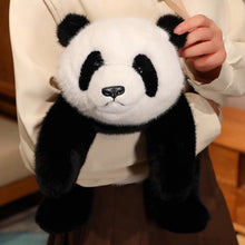 Load image into Gallery viewer, Realistic Panda Plush Toy, 45cm Soft Cuddly Stuffed Animal for Stress