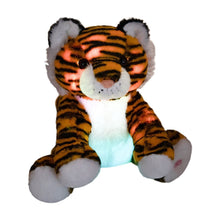 Load image into Gallery viewer, 7.9in Glow-in-The-Dark Tiger Plush - Color Changing LED Night Light St