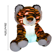 Load image into Gallery viewer, 7.9in Glow-in-The-Dark Tiger Plush - Color Changing LED Night Light St