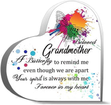 Load image into Gallery viewer, Acrylic Heart Plaque Decorative Sign 4X4 Inch Heart Shaped Acrylic Blo