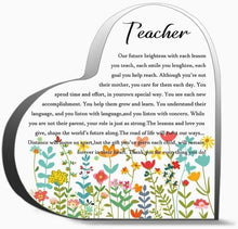 Load image into Gallery viewer, Acrylic Heart Plaque Decorative Sign 4X4 Inch Heart Shaped Acrylic Blo