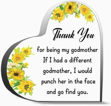 Load image into Gallery viewer, Acrylic Heart Plaque Decorative Sign 4X4 Inch Heart Shaped Acrylic Blo