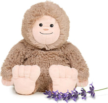 Load image into Gallery viewer, warmies 13” Bigfoot Stuffed Animal, Microwavable Heated Plushies and