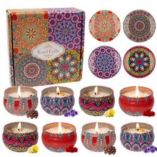 Load image into Gallery viewer, BYXAS 4 Pack Candles for Home Scented Aromatherapy Candles Gifts Set f