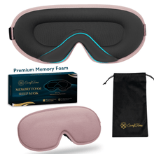 Load image into Gallery viewer, ComfiTime 3D Sleep Mask - 100% Blackout Eye Mask for Sleeping, Eye Cov