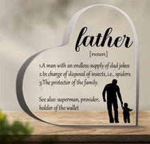 Load image into Gallery viewer, Acrylic Heart Plaque Decorative Sign 4X4 Inch Heart Shaped Acrylic Blo