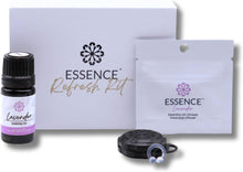 Load image into Gallery viewer, Essence Refresh Kit – Lavender Essential Oil – Black Personal Arom