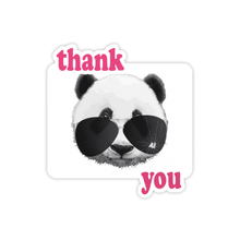 Load image into Gallery viewer, Eye Destroys Face Momentum Thank You Stickers Quote Grateful