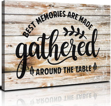 Load image into Gallery viewer, Farmhouse Dining Room Wall Art Gather Signs for Home Decor Kitchen Pic