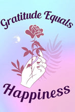 Load image into Gallery viewer, Gratitude Equals Happiness: Start your day with a quick dose of gratit
