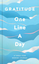 Load image into Gallery viewer, Gratitude One Line a Day: A Three-Year Memory Book (Hardcover)