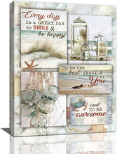 Load image into Gallery viewer, Farmhouse Bathroom Decor Wall Art Zen Stone Bathroom Pictures for Wall