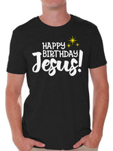 Load image into Gallery viewer, Happy Birthday Jesus Men Shirt Christian Shirt for Men Merry Xmas Men'