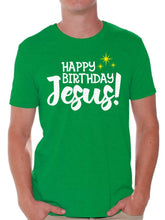 Load image into Gallery viewer, Happy Birthday Jesus Men Shirt Christian Shirt for Men Merry Xmas Men'