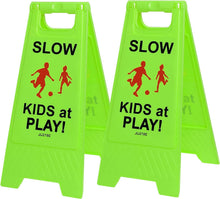 Load image into Gallery viewer, Juztec Slow Children at Play Safety Signs For Street, Kids At Play Sig