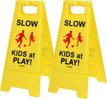 Load image into Gallery viewer, Juztec Slow Children at Play Safety Signs For Street, Kids At Play Sig