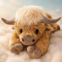 Load image into Gallery viewer, Cow Plush Toy | Highlands Cow Gift Soft Toy | Cow Stuffed Animal Pillo