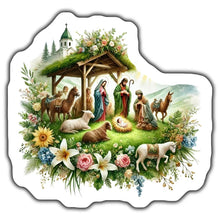 Load image into Gallery viewer, Nativity Scene Religious Holiday Manger Scene Holykindle For College G