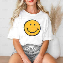 Load image into Gallery viewer, Positive Vibes Cartoon Friendly Smiley Face Bright Graphic Comfort Col