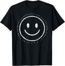 Load image into Gallery viewer, Retro Happy Face Doodle – Vintage 70s Peace Smile T-Shirt