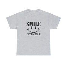 Load image into Gallery viewer, Smile Every Mile Shirt, Run Happy, Cycling Gift, Marathon Shirt - ID: