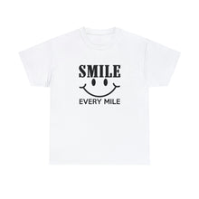 Load image into Gallery viewer, Smile Every Mile Shirt, Run Happy, Cycling Gift, Marathon Shirt - ID: