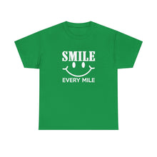 Load image into Gallery viewer, Smile Every Mile Shirt, Run Happy, Cycling Gift, Marathon Shirt - ID: