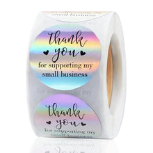Load image into Gallery viewer, TETOU 500Pcs Thank You Stickers, 1.5 inch Thank You for Celebrating wi