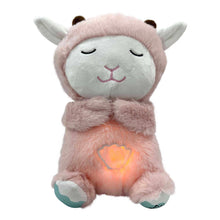 Load image into Gallery viewer, WLAGOOD Cry Activated Sensor Bedtime Soother,Short Plush Breathing Bun
